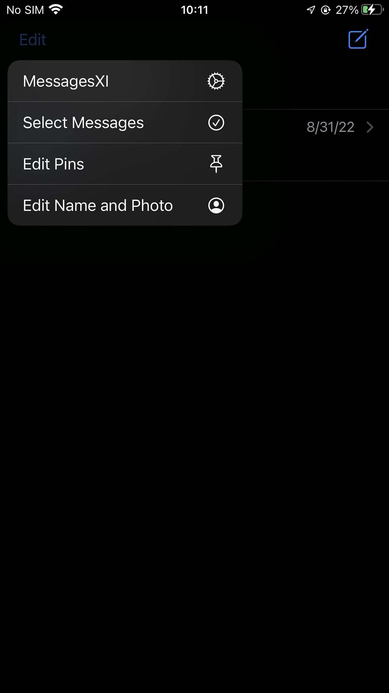 MessagesXI Tweak Screenshot