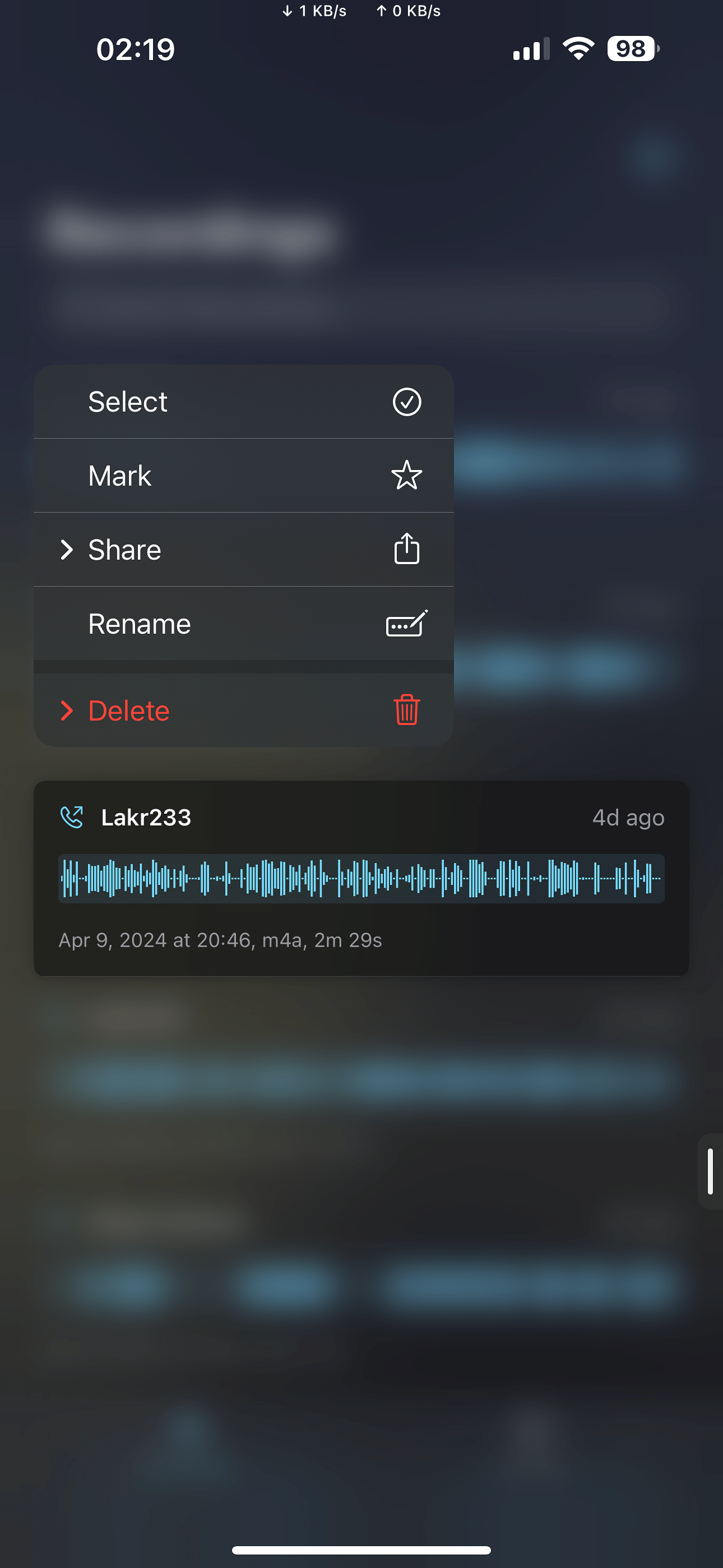 TrollRecorder JB Tweak Screenshot