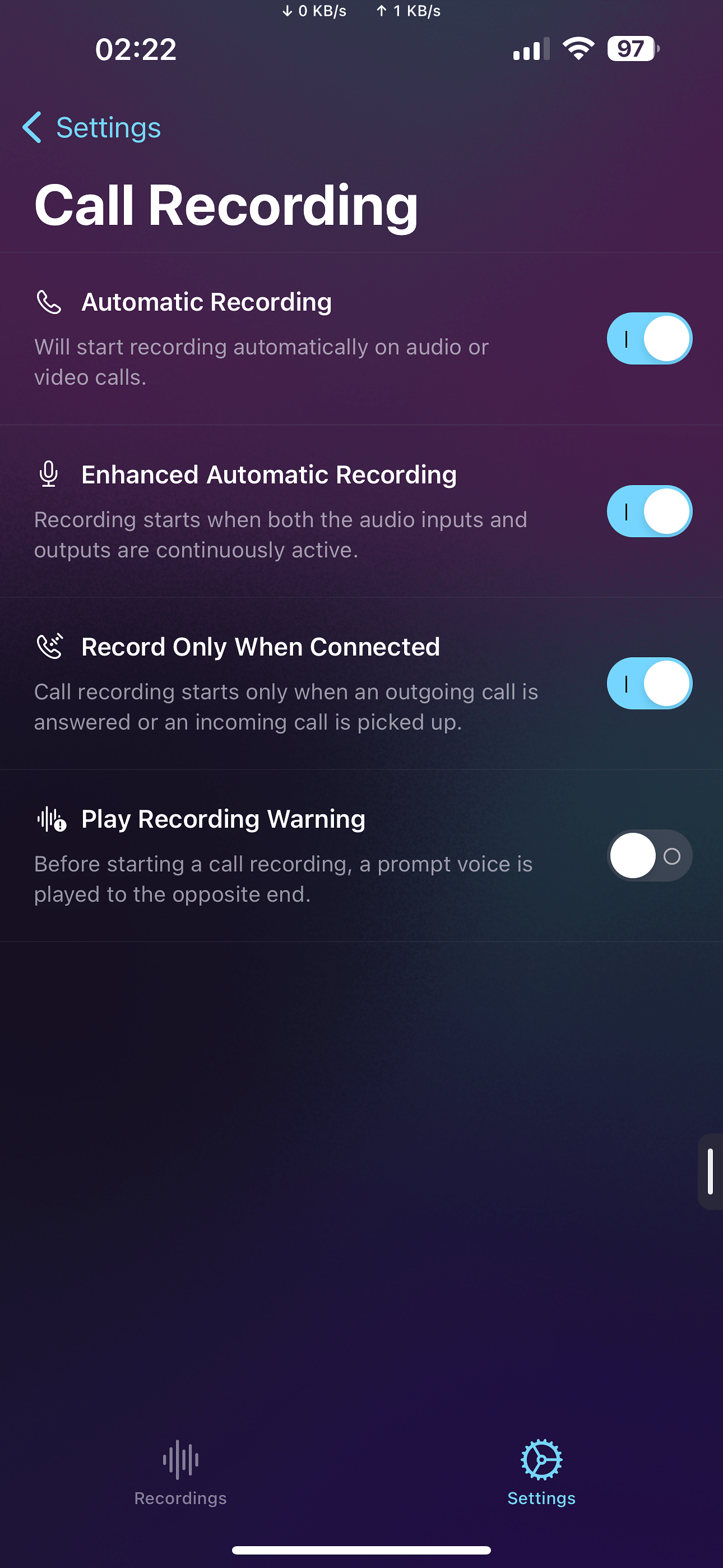 TrollRecorder JB Tweak Screenshot