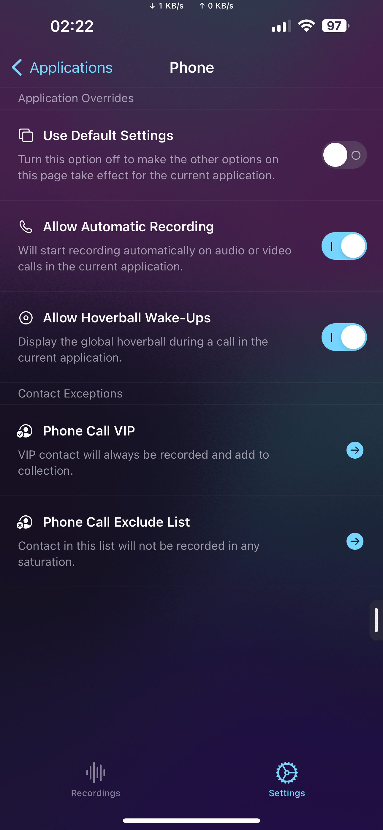 TrollRecorder JB Tweak Screenshot