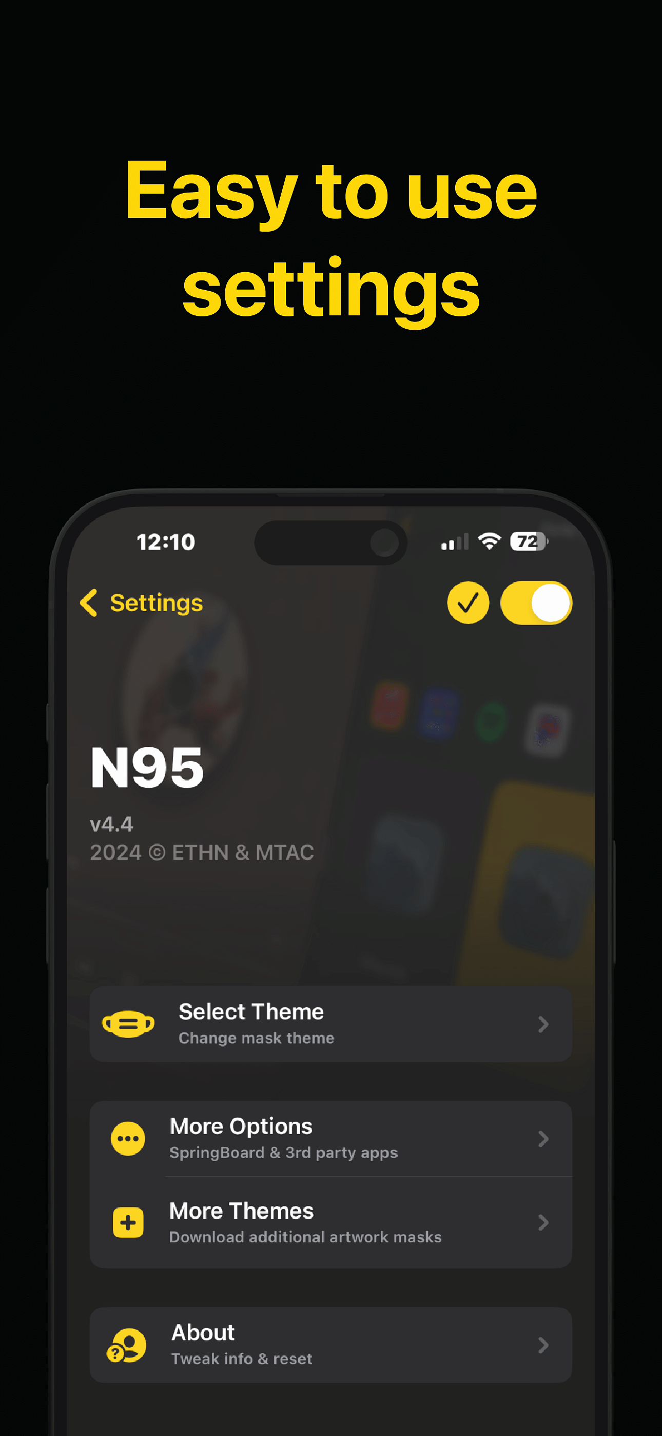 N95 Tweak Screenshot