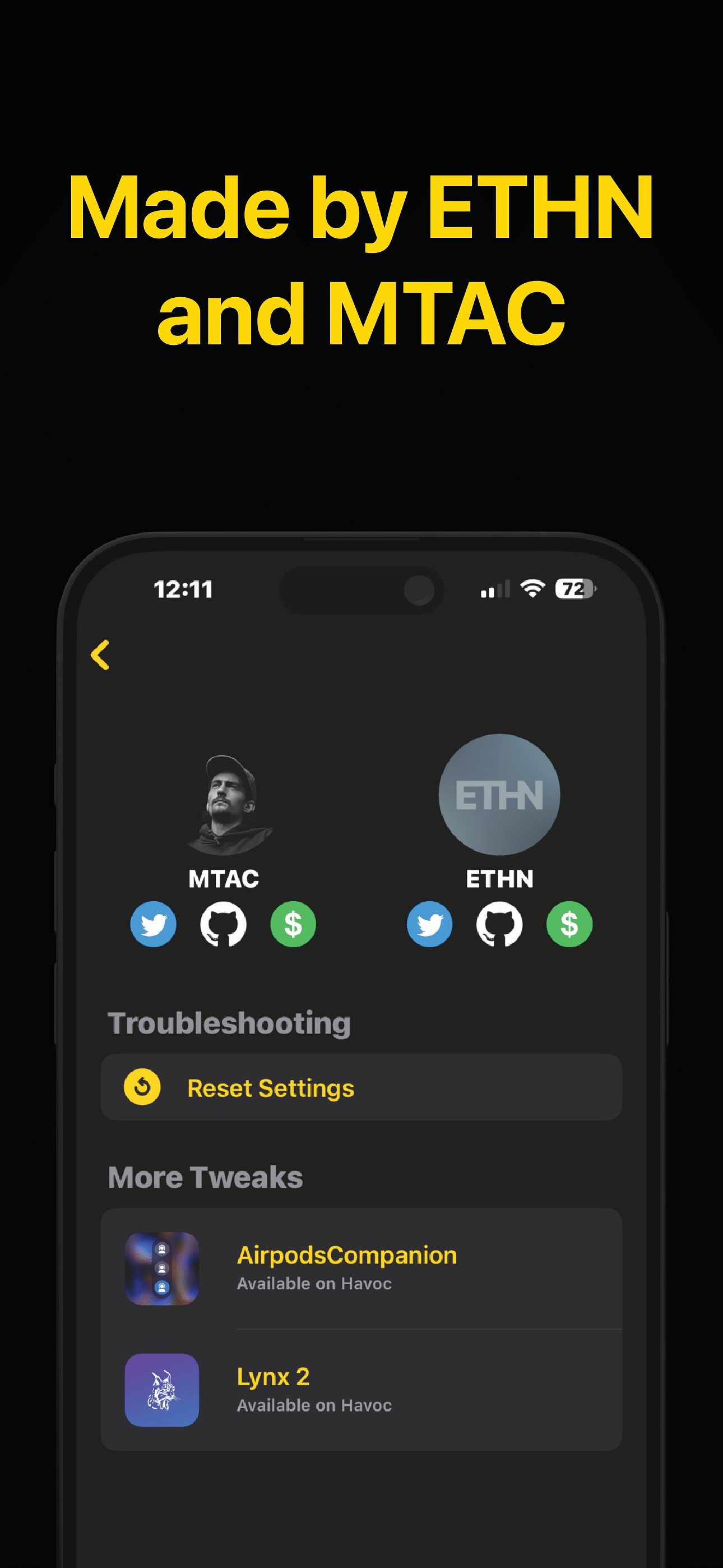 N95 Tweak Screenshot