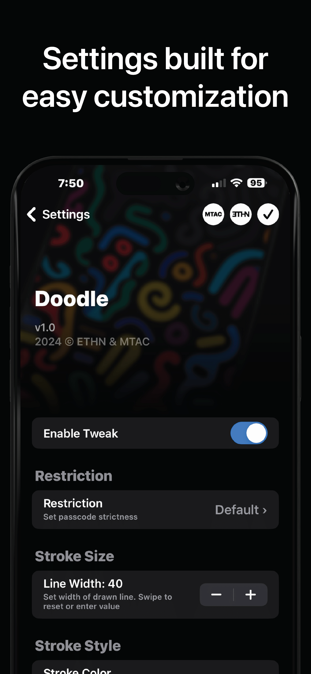 Doodle Tweak Screenshot