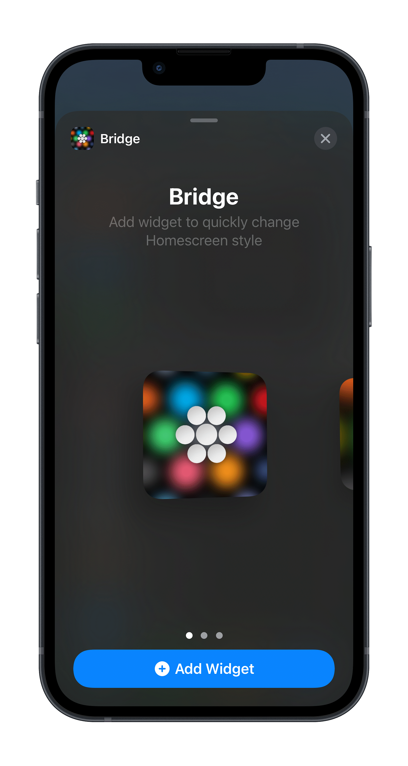 Bridge Tweak Screenshot