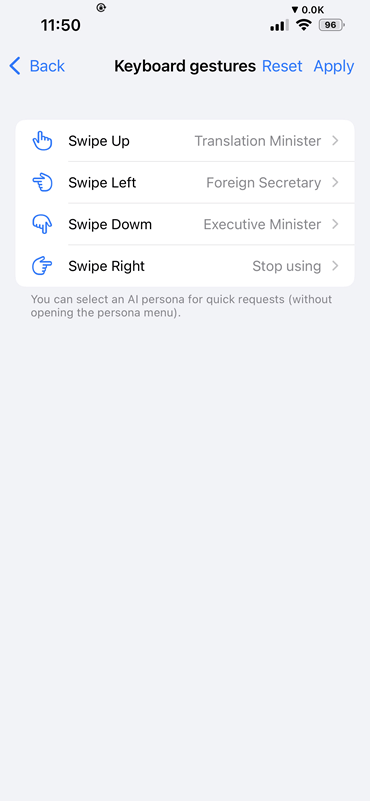 HelloKeyboardAI settings in an official package screenshot