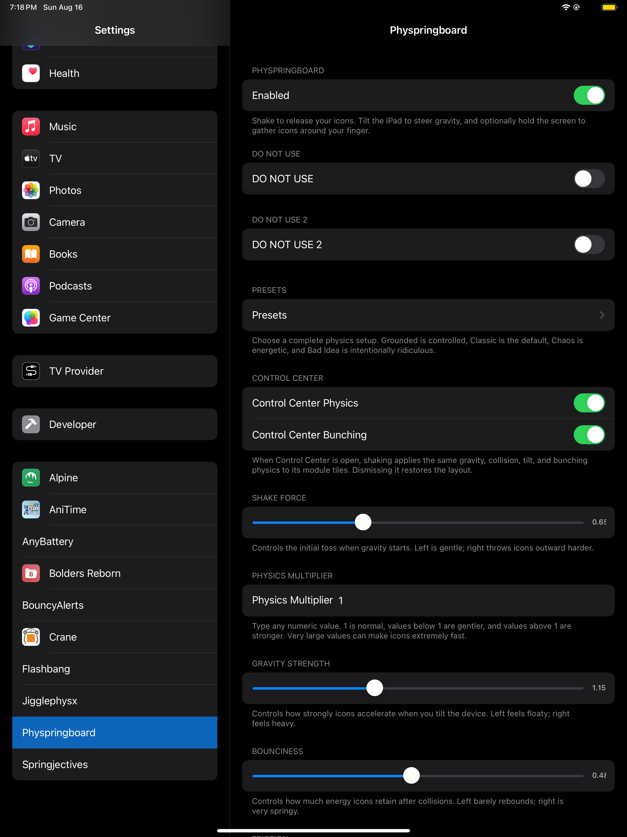 Physpringboard official package screenshot 4